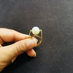 🌿 Faux pearl mount ring from India 🌿